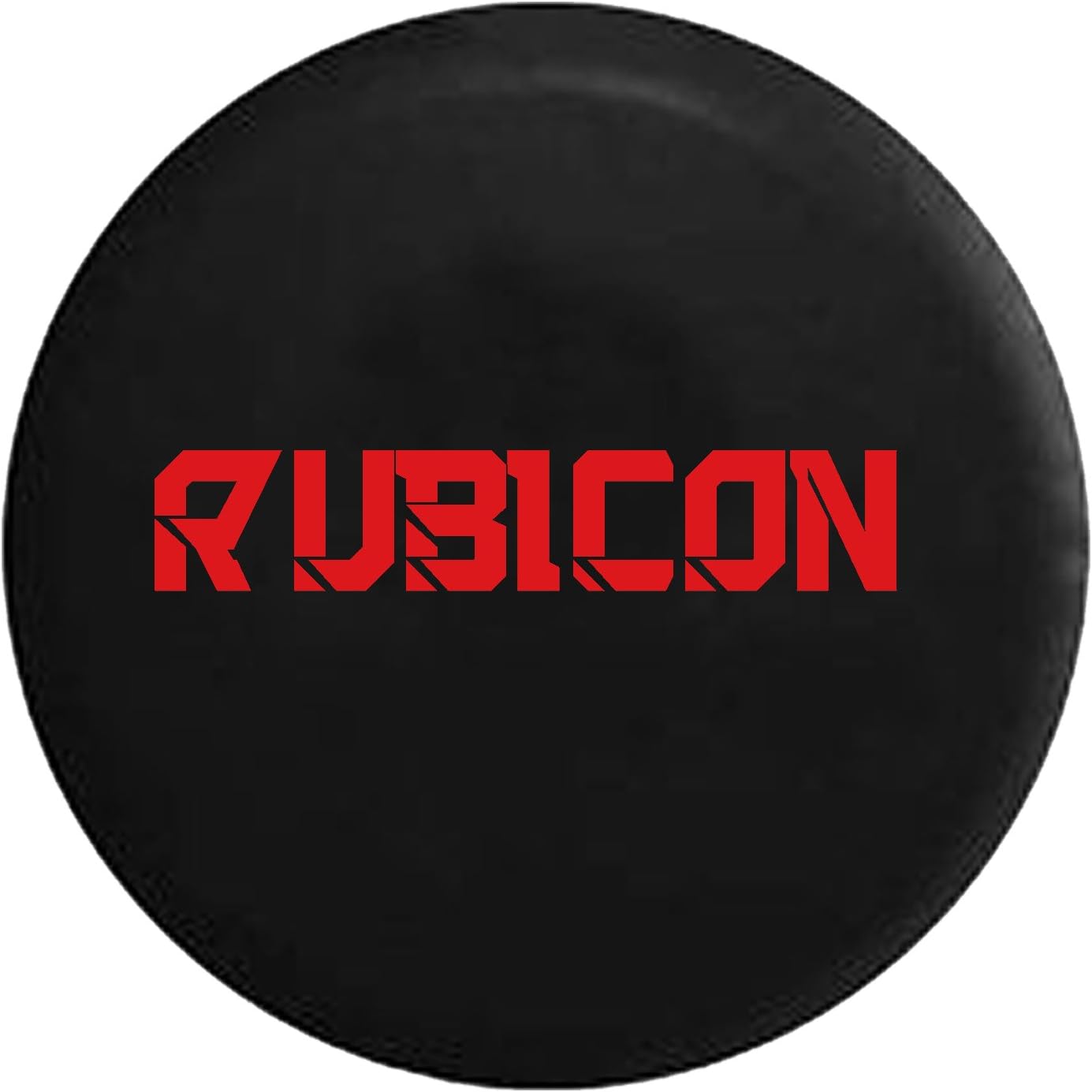 Rubicon Hard Rock Climbing Spare Tire Cover fits SUV Camper RV Accessories Red Ink 30 in