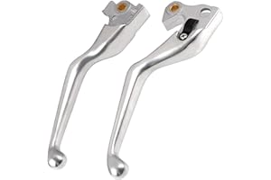 MOCODUO Motorcycle Brake Clutch Levers Hand Lever Set for Harley Sportster XL 883 1200 2014-2023 Control Hand Lever Replacement Accessories Parts Silver