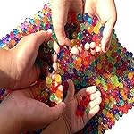 Water Beads, 2 oz pack (Almost 4,000 !!) Sooper Beads Crystal Soil Water Bead Gel [Rainbow Mix] For Kids Tactile Sensory Experience, Wedding Centerpiece Vase Filler, Plant decoration, Orbeez refill