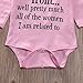 Alicado Newborn Infant Baby Girls Cotton Bodysuit Romper Jumpsuit Clothes Outfits (0-3Months) Pink