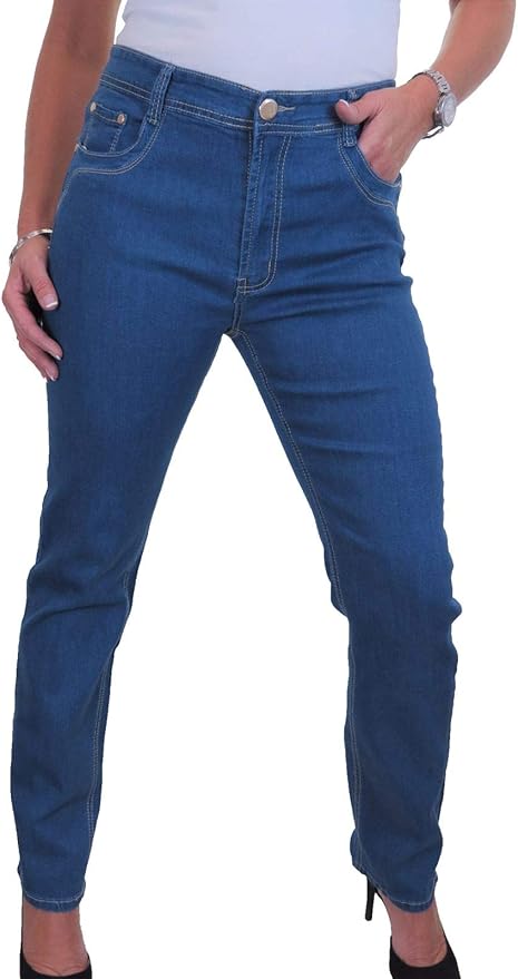 jean femme taille haute 42