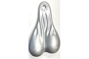 Bulls Balls Truck Nuts, Grey, 7.8" x 1.8", Plastic, Jam Fastener, 1 Piece, Commercial Grade, Solid Plastic, Unthreaded, NUTS