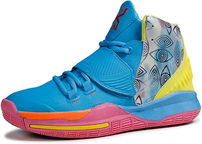 Amazon W Q バスケットボールシューズメンズ通気ランニングシューズクッション性バスケットシューズ快適なハイカットバッシュ軽量ウォーキング シューズアウトドアジョギングスニーカー バスケットボール