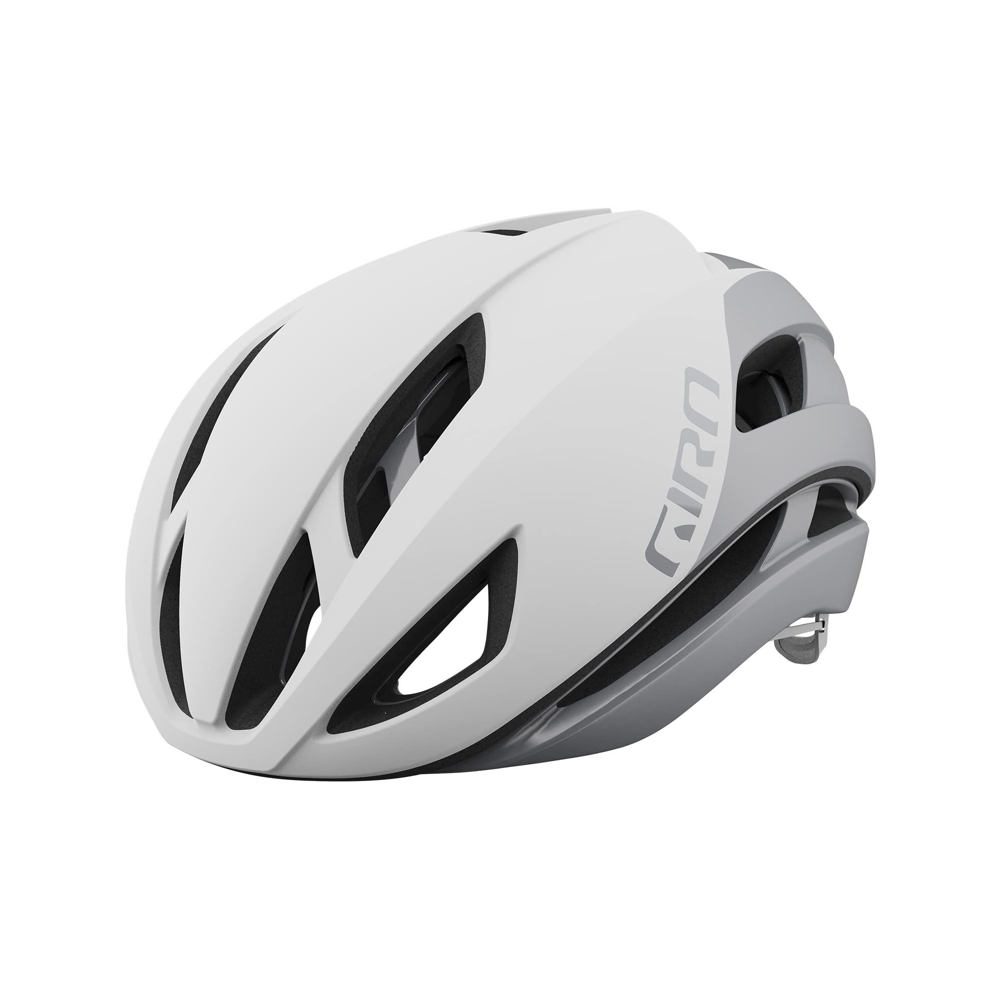 Photo 1 of Giro Eclipse Spherical Adult Road Cycling Helmet - Matte White/Silver, Medium (55-59 cm)