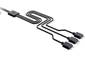 Cooler Master ARGB 1-to-3 Splitter Cable, 3-Pin LED Connector, 50 cm, MFX-AWHN-3NNN1-R1