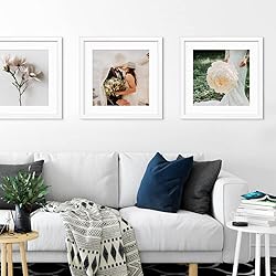 VNVNK 19x19 Frame White, Perfect for 19x19 Inch