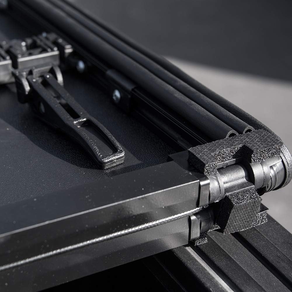 Amazon Com Topline Autopart Lightweight Tri Fold Hard Vinyl Truck Bed Tonneau Cover For 04 15 Nissan Titan 6 5 Feet 78 Bed Automotive