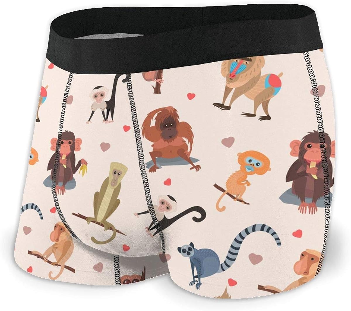 XCNGG Mens Boxer Briefs Various Monkeys Underwear Stylish Comfortable