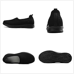 Touchmosees Women Air Cushion Slip-on Walking Shoes
