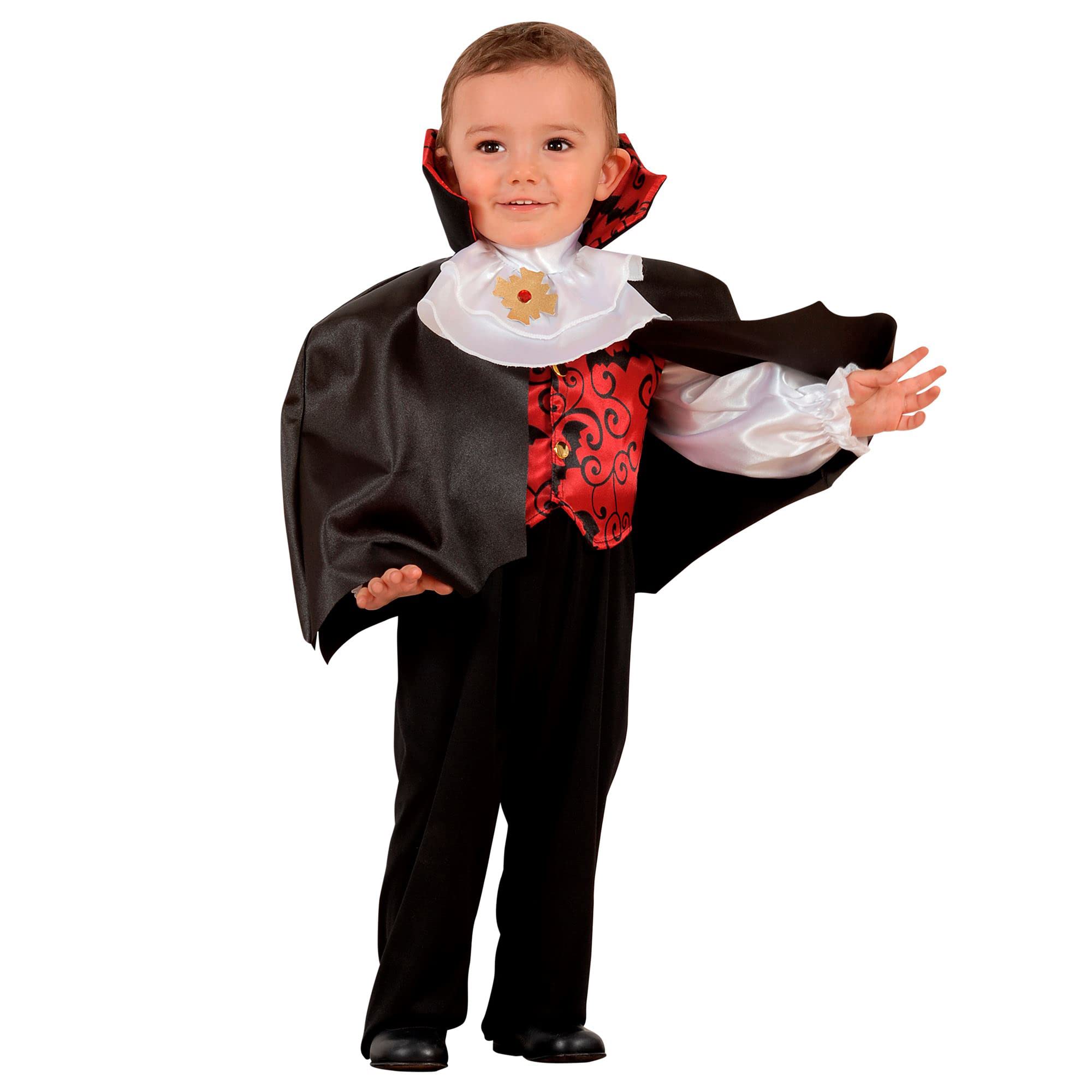 WIDMANN-Vampire Costume for Children, Multicoloured, (104 cm / 2-3 Years), 40009