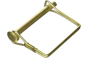 BUYERS PRODUCTS COMPANY Buyers Products 66053 Yellow Zinc Plated Locking Pin, Regular, 1 Snapper Pin, Corrosion Resistant & Convenient Fastener, Join Benefits of Pin & Cotter for Truck and Trailer Equipment