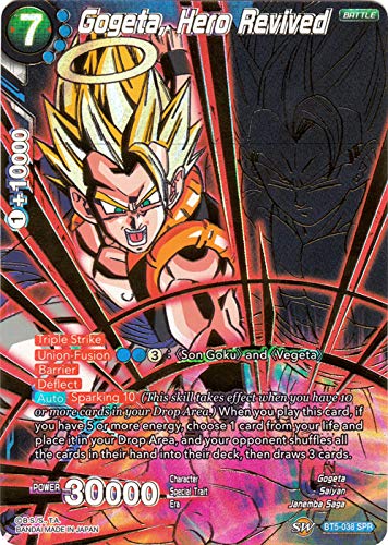 Dragon Ball Super TCG - Gogeta, Hero Revived - BT5-038 - SPR - Miraculous Revival