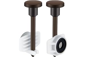 Kootesday 2-Pack Tub Spout Diverter Repair Kit - Universal Bathtub Faucet Parts with Valve Stems, Cup Seals & Gates, Fingerprint-Resistant, Fix Leaky Diverter in Minutes (Oil-Rubbed Bronze)