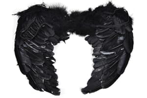 PGXT Halloween Party Costumes Feather Angel Wing, Black / 60*45cm, 60*45cm / 45*35cm