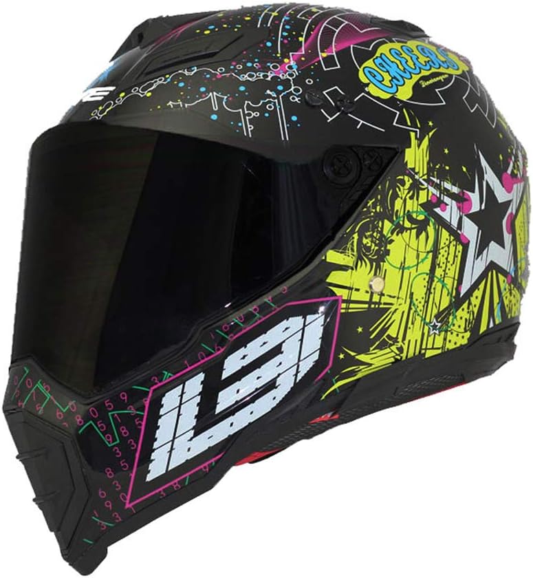Woljay Dual Sport Off Road Motorcycle helmet Dirt Bike ATV D.O.T certified