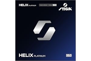 STIGA Helix Platinum 55, 2.2mm Extra-Hard Sponge, Table Tennis Rubber for Maximum Speed & Spin | Competition Approved for Elite Offensive Players