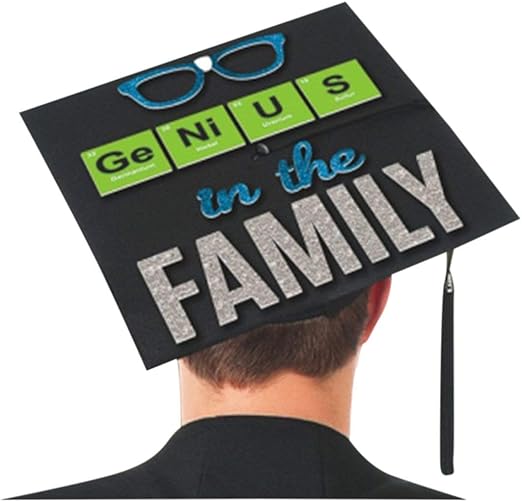 Amazon Com Amscan 392085 Graduation Cap Sticker One Size