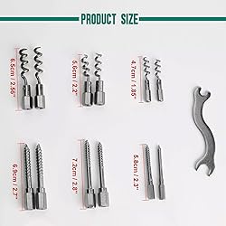 SUZLAZYR 23pcs Packing Extractor Set, Steel Alloy