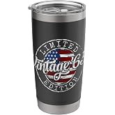 Vintage 1965 Stamp 61st Birthday Gift Men Women 61 Year Old Stainless Steel Insulated Tumbler