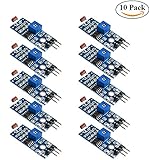CJRSLRB 10 Pcs Photosensitive Sensor Module - Light Detection Digital Switch Mete Output Module for Arduino Smart Car Robot