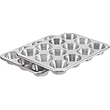 AmazonCommercial Aluminum Muffin Pan, 12 Cups, Pack of 2