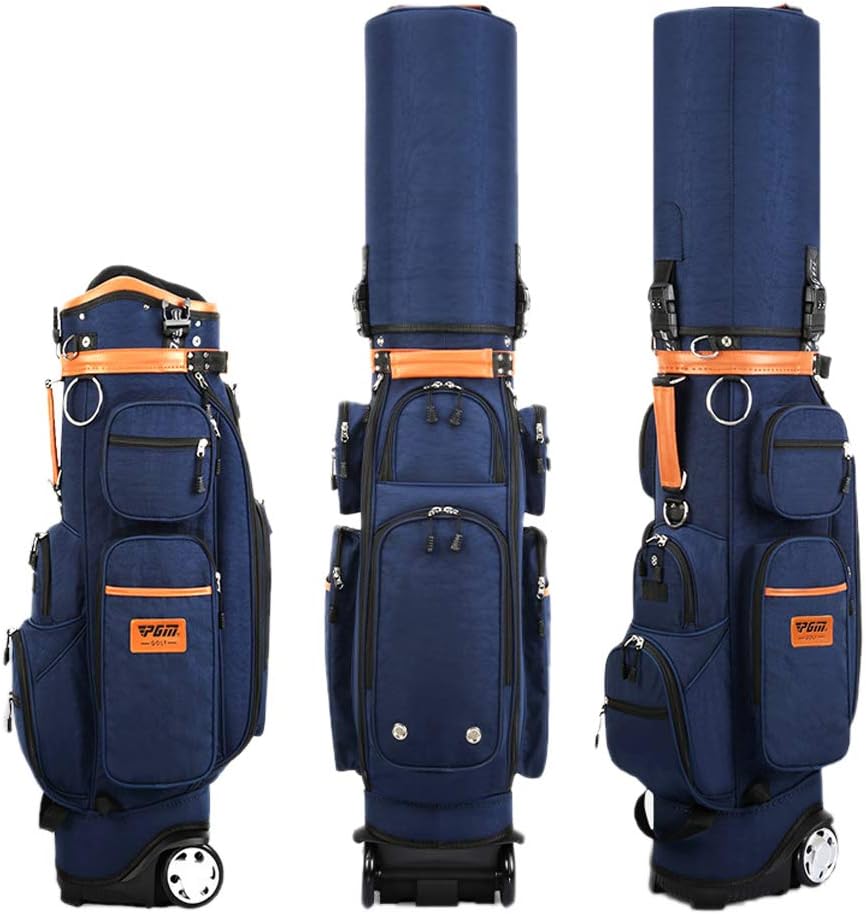 Jaffick Golf Cart Bag Wheeled Golf Club Bags for Men