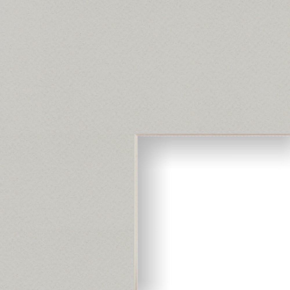 Craig Frames B535 24x36-Inch Mat, Single Opening for 20x30-Inch Image, Gray with Cream Core