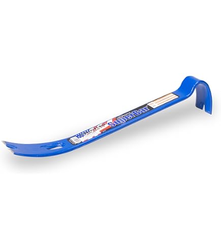 thumbnail image 2 of Vaughan Mini Pry Bar/Nail Puller – 5-1/2" X 2" Steel, Blue – Made In USA (Model 222) 2 of 4
