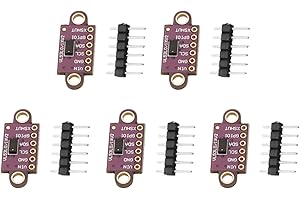 5 Pack VL53L0X -of-Flight Distance Sensor Modules for Gesture Sensing and Obstacle Detection, Compatible with 2.6V-5V Microco