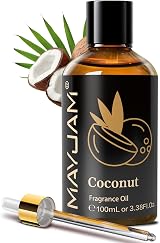 MAYJAM Coconut Fragrance Oil 100ML with Glass Dropper Diffuser Oil
