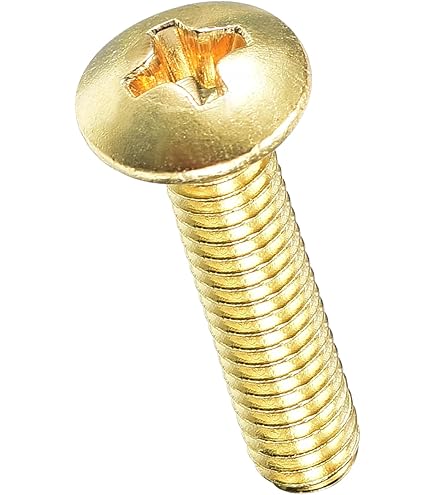 Laiton M4x20mm CruciTête Cylindrique Attache Boulon pour