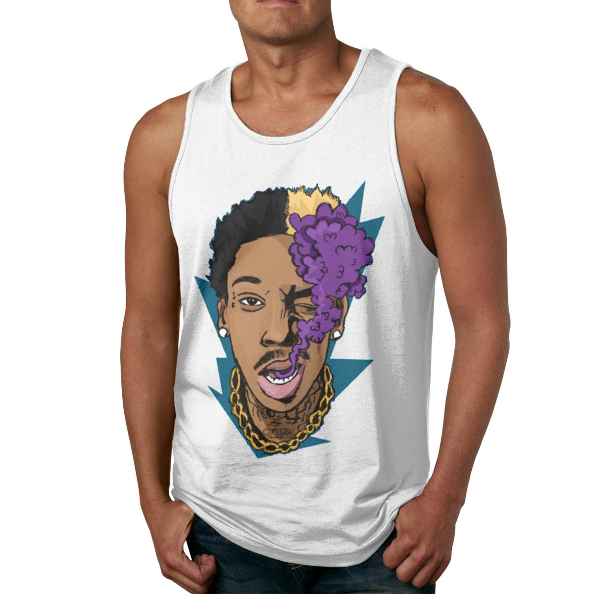  S Wiz Khalifa Athletic Running Sleeveless Tank Top T Shirts