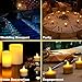 LEOSAN Tea Lights Flameless Led Candles:24 Pack Flickering Warm Yellow 200 Hours Battery Operated Powered Tea Light for Party Wedding Birthday Easter Gifts and Home Decoration