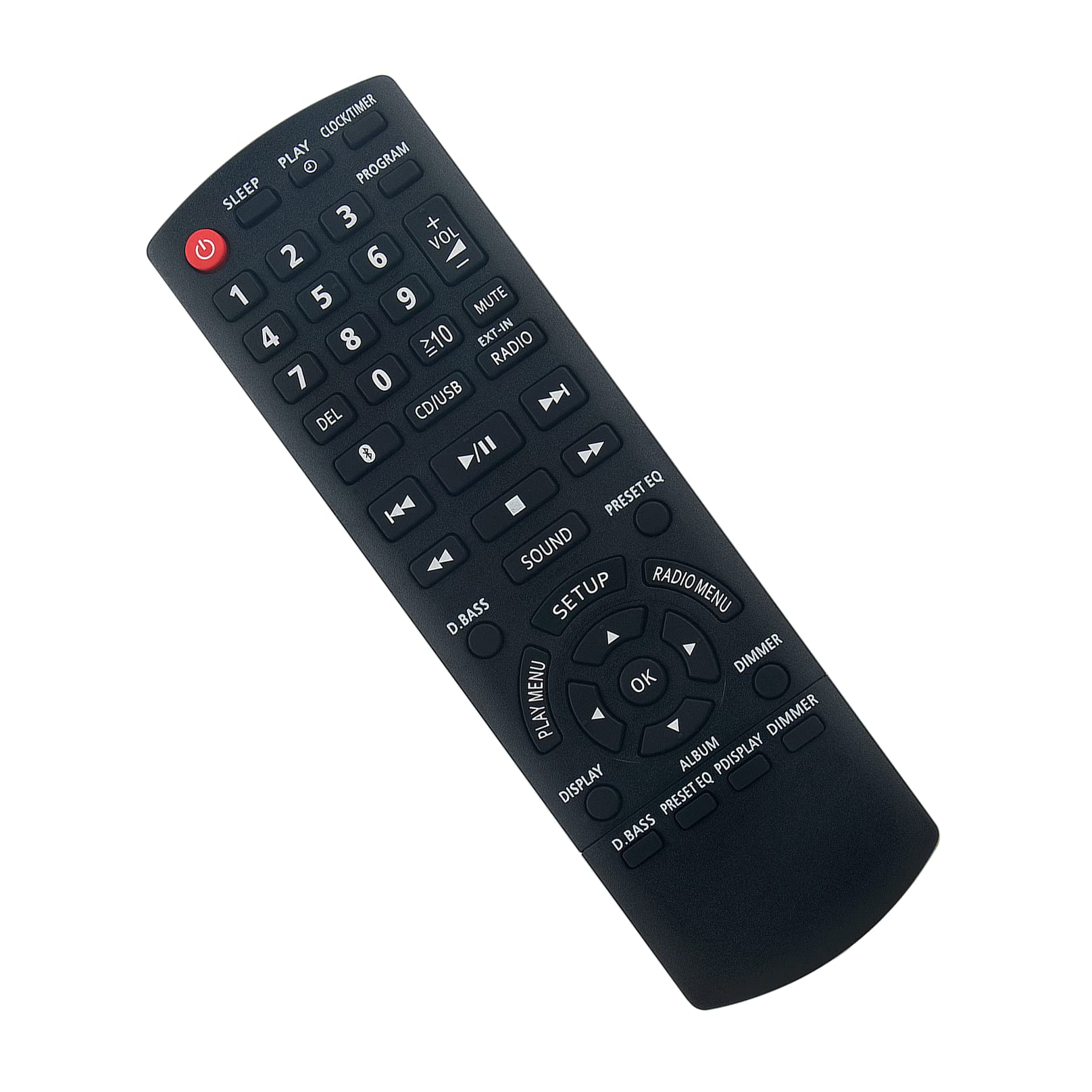 N2QAYB001101 Replacement Remote Control -VINABTY-fit for Panasonic Micro Audio System N2QAYB001101 remote control SC-PMX74 SC-PMX70 SC-PMX90 SC-PMX84 SA-PMX80 SCPMX100EGS