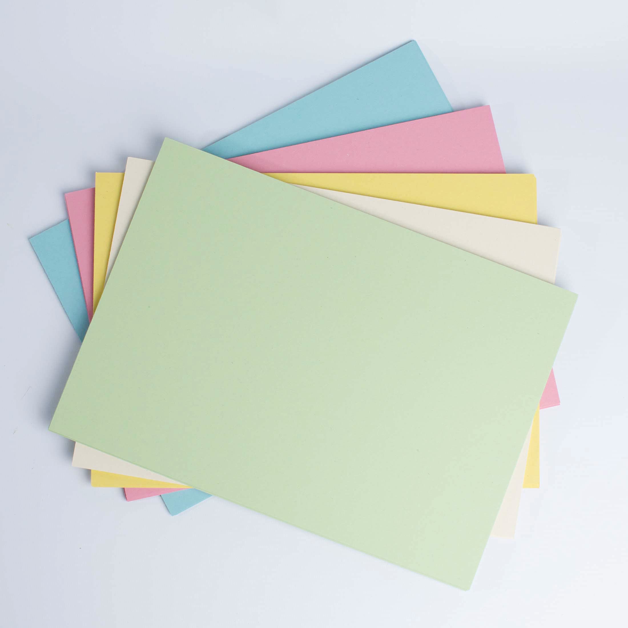 House of Card & Paper A2 160 GSM Card - Assorted Pastel Card (Pack of 50 Sheets)
