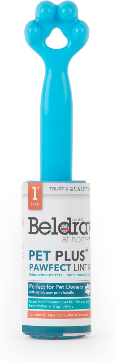 Beldray Pet Plus Lint Rollers 3 Pack 60 Sheets Each Pet Hair Dust Remover