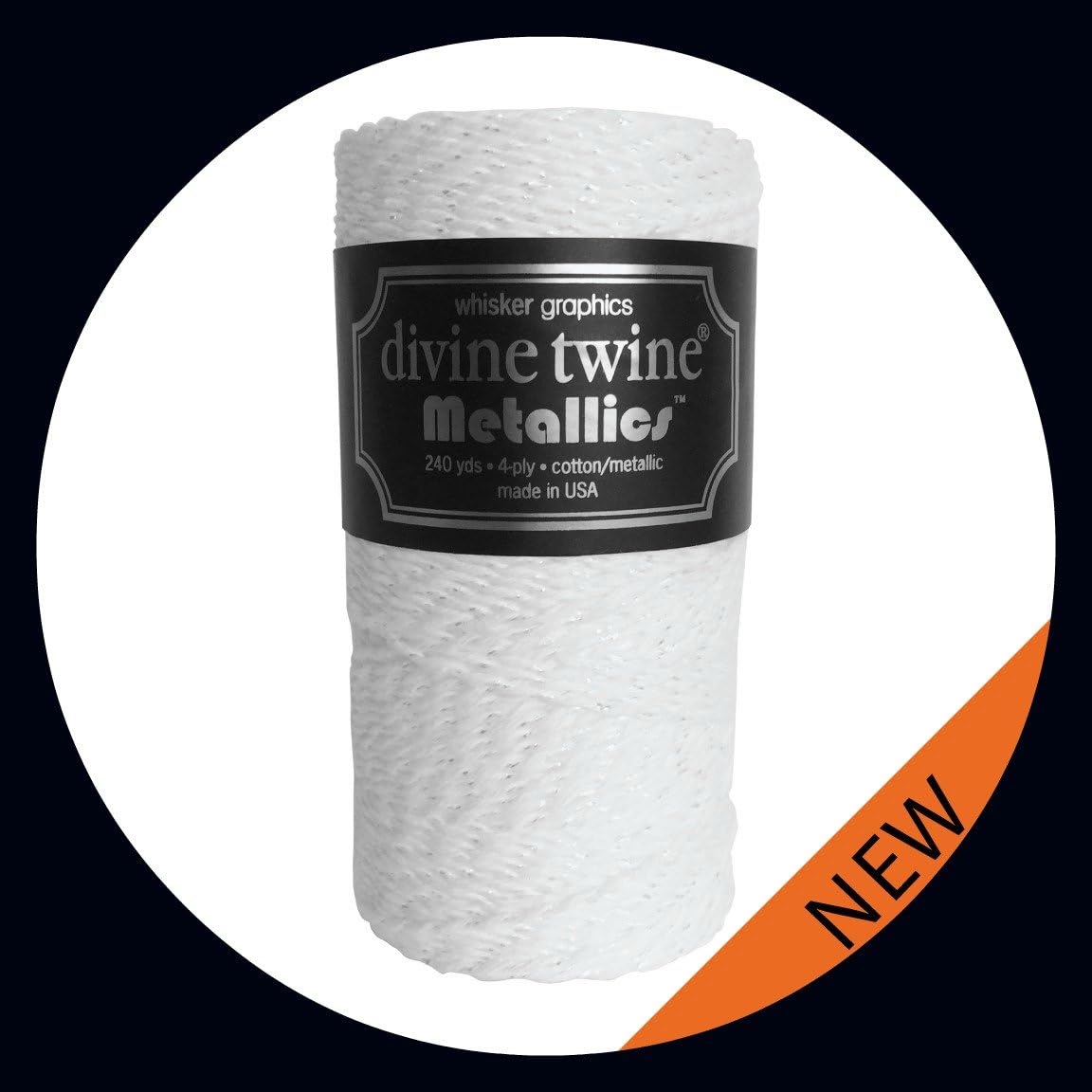 White Icicle METALLIC Divine Twine