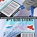 200 Pack, 6” Length and 0.27” Diameter Mini Size Hot Glue Sticks, High Viscosity and Transparent, Use with All Temperature Mini Glue Guns, Ideal for Art Craft, Basic Repairs and DIYs
