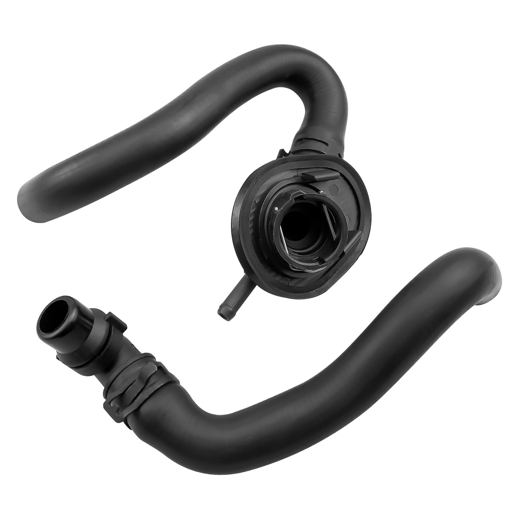 View 1 of 2038300596 2 Heater Hoses Set Fit for Mercedes C240 C32 AMG C320 C55 AMG CLK320 CLK500, Radiators Coolant Hose Replace 2038300396