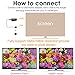 VICTONY WiFi Display Dongle, Wireless HDMI Screen Mirror dongle,1080p HDMI Miracast Dongle for TV Screen Mirroring Device for iPhone iPad Mac Samsung Android, Supports DLNA/Airplay Mirror/Miracast