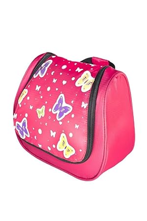 Grüezi-Bag Kinder Kulturtasche Washbag Kids Butterfly, im Schmetterling Design, 20 x 20 x 6 cm