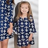 Mud Pie Little Girls Mini Anchor Cover-Up