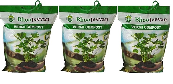 Bhoo Jeevan- Vermi Compost 1 Kg (Pack Of 3)