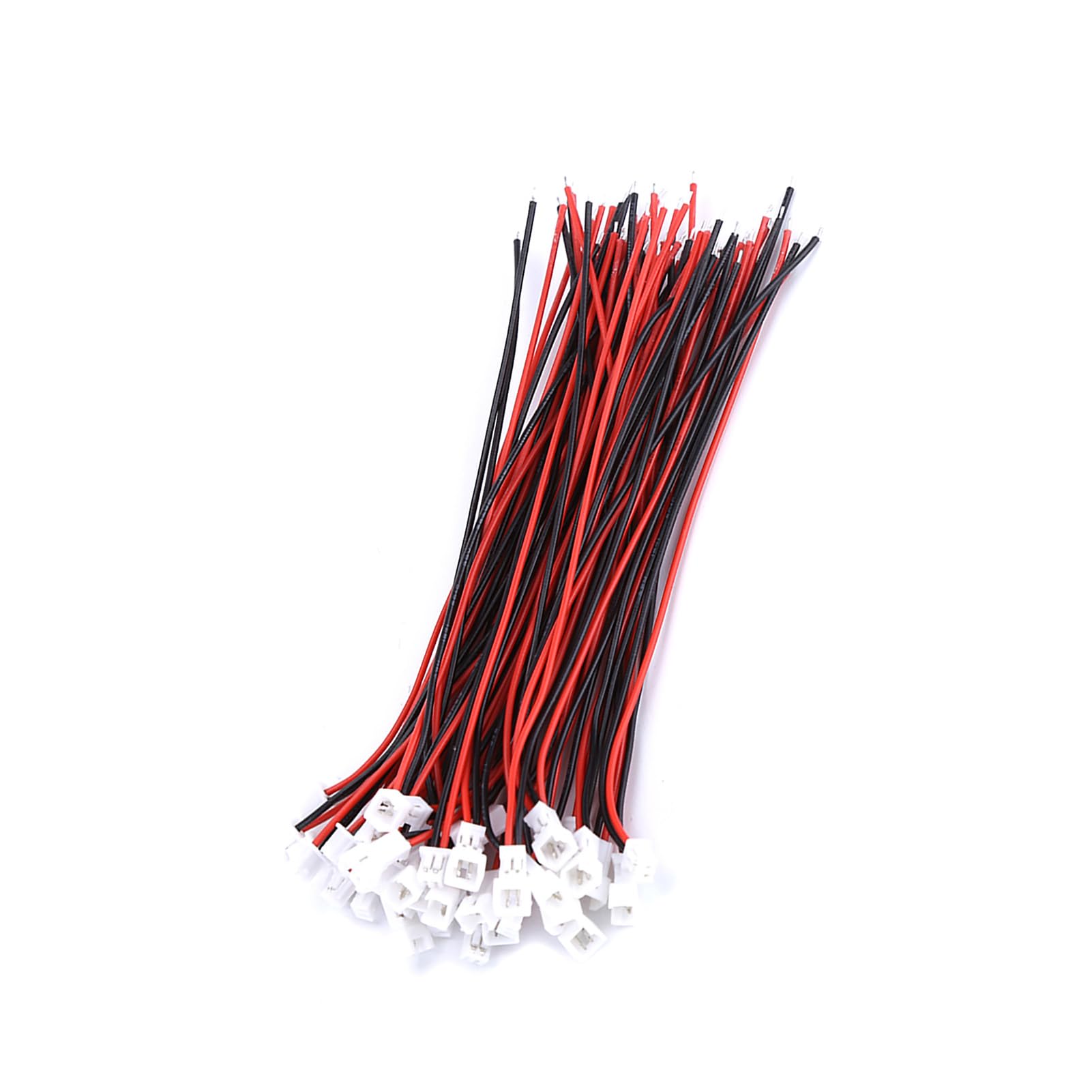 Pack of 20 JST Angle Connectors,1.25MM 2-Pin / 3-Pin Male Female Connector Plug with Wires Cables (2 Pin)
