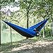 OuterEQ Portable Nylon Fabric Travel Camping Hammock Blue/Black