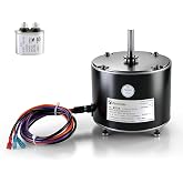 B13400251S B13400251 Condenser Fan Motor 1/6 HP 208-230V 1075 RPM Fan Motor | Replaces for Goodman Amana Janitrol B13400251 Genteq 3S012 5KCP39BGY926S 5KCP39BGP870S F48A90A76, KA55HXEEA-711, Dayton 6DLL4