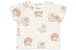 Monica + Andy Crewneck Tee, 100% Organic Cotton Clothes for Girls & Boys, Printed T-Shirt Sizes for Kids, Toddler & Baby