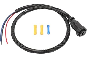 AUROLYNNE 3 Pin Auxiliary Cable Fits for John Deere Case-IH Cotton Picker CPX420 CPX610 Combinev 2144 Tractor 7210 7220 7230 7240 7250 8910, Aux Power Connector Replace 187103A1 86511459