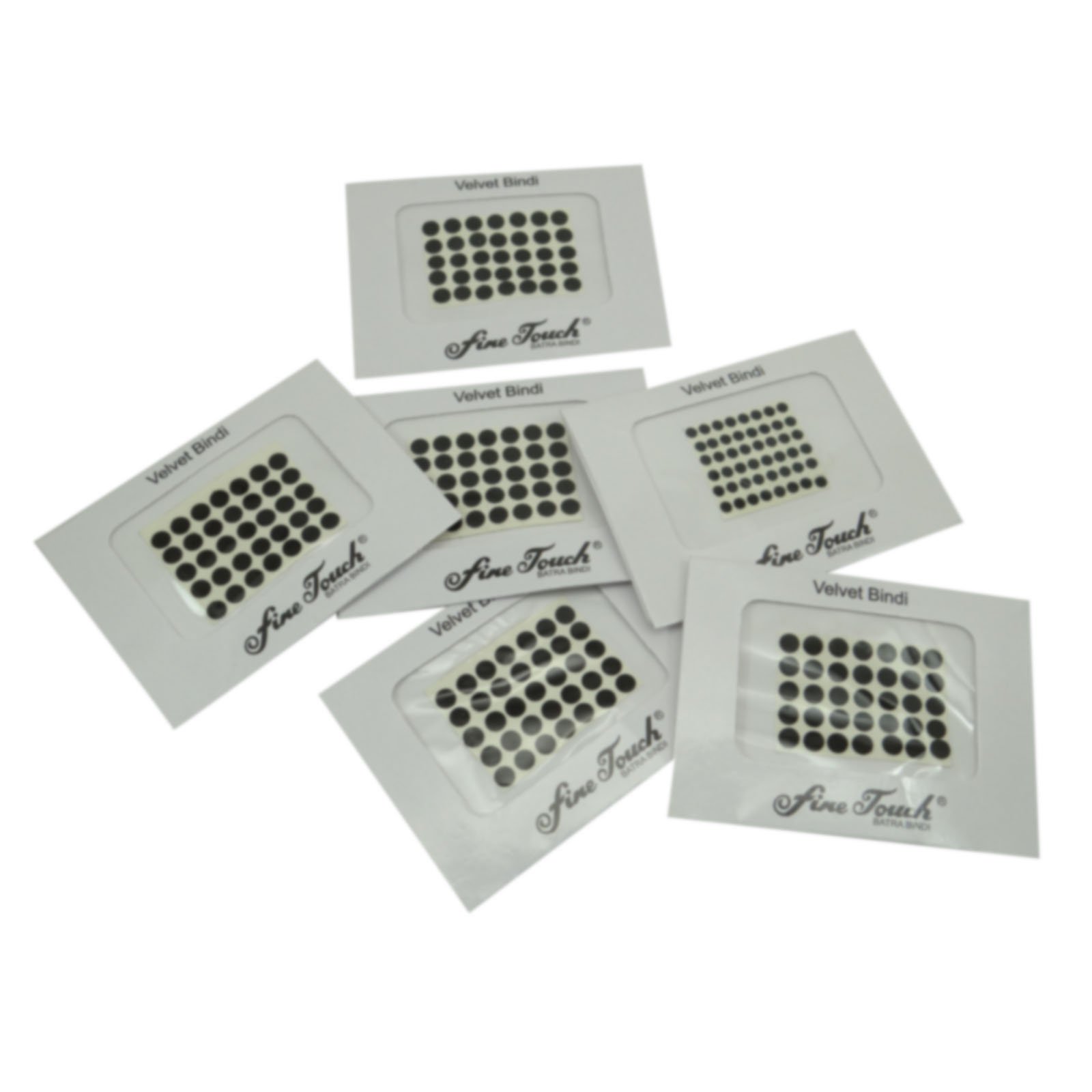 Banithani Lot Of 6 Pcs Designer Bindi Temporary Forehead Indian Traditional Tattoo Sticker