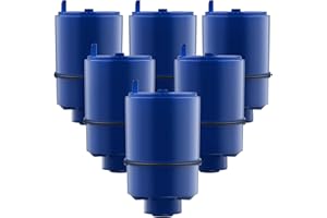 GLACIER FRESH NSF Certified Water Filter - Compatible with PUR® Filters RF9999® and RF-3375 - Replacement Faucet for All PUR® Systems - 6 Pack
